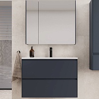 Style Line Мебель для ванной Лима 100 Plus подвесная эмаль графит матовая